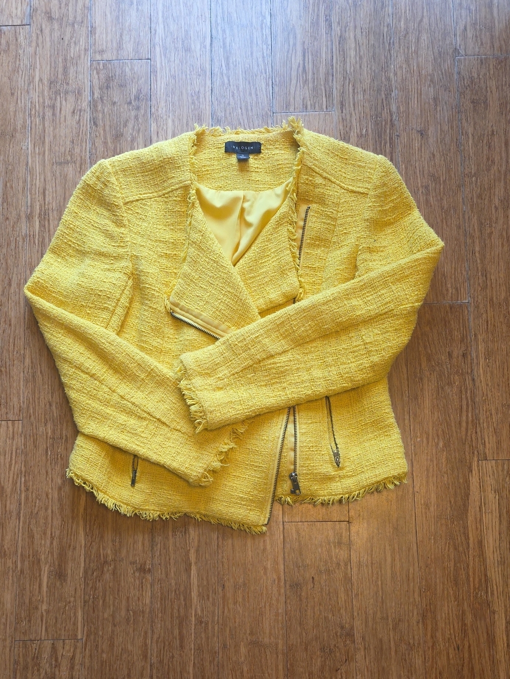 Vibrant Yellow Moto Jacket